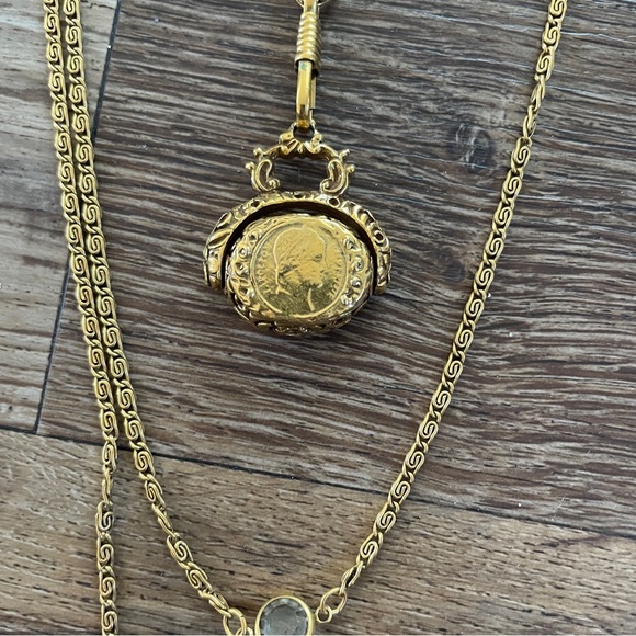 Vintage 60’s gold tone Goldette layered necklace - Picture 6 of 9